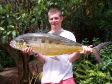 Queenfish caught off Scottburgh on a fishing ski 2006